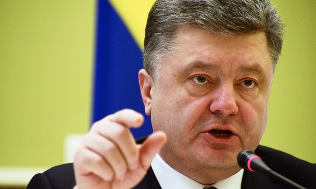 Petro Poroshenko responded to the rebels’ plan to hold local elections by banning journalists linked to the crisis. Photo credits: Vitaliy Holovin/Demotix/Corbis
